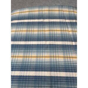 Blue & Yellow Plaid Cotton Fabric 1/2 yard x 56" Material Sewing Crafting Projec